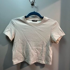 Cuts Almost Friday Cropped Tee